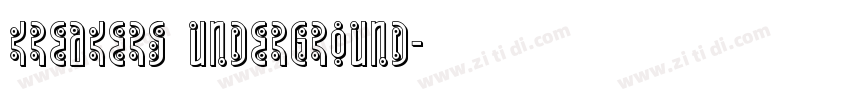 kreakers underground字体转换